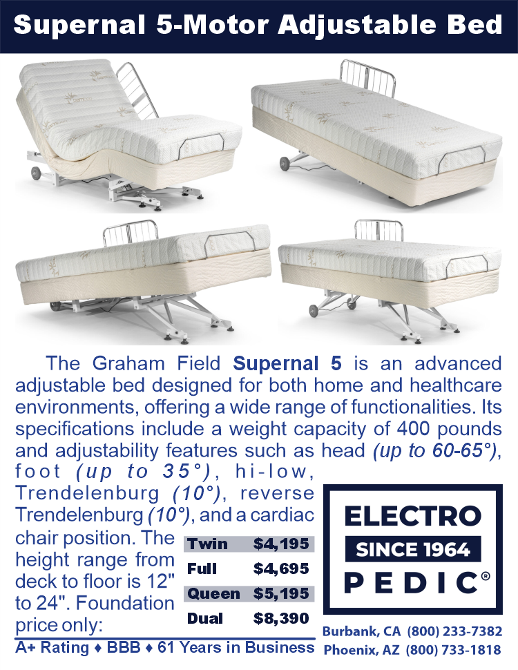 5-motor electric bed